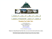 Tablet Screenshot of mountaintoptrailers.com